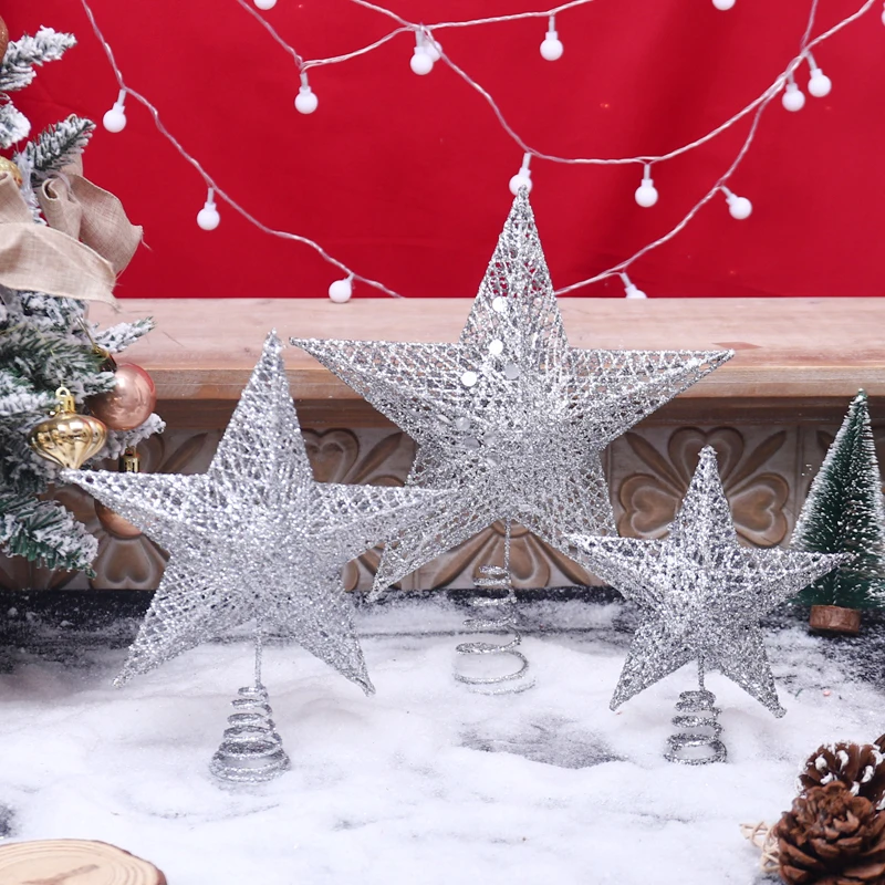 Hiasan Puncak Pohon Natal Bint - Star Tree Topper ulasan dan harga