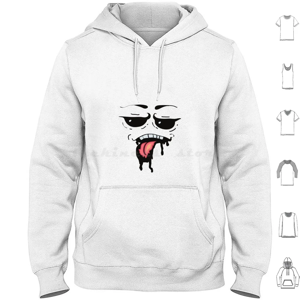 Grimace Cartoon Design-Transparent Background Classic T-Shirt Hoodie Cotton Long Sleeve Grimace Grimace Purple Cartoon Face