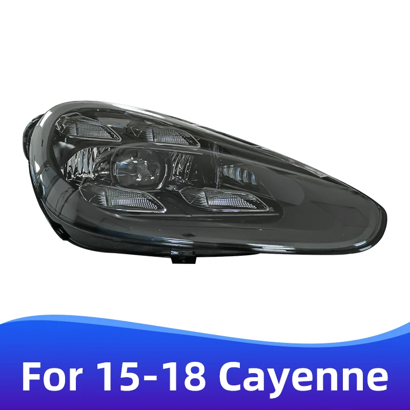 

Car Lights for Porsche Cayenne Headlight Assembly For 2015-2018 Cayenne 958 refit 9Y0 LED Matrix Headlight DRL Day Running Light