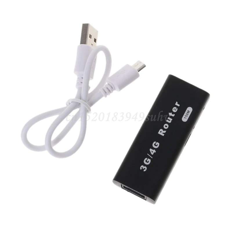 새로운 와이파이 라우터 미니 휴대용 3G/4G 와이파이 Wlan 핫스팟 클라이언트, 150Mbps USB 무선 라우터 뜨거운