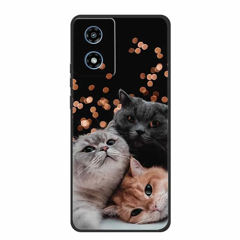 Phone Case For Moto G Play 2024 Case GPlay Phone Cover Black Silicone Soft Coque For Motorola G Play 2024 Back Cover Case 6.5\