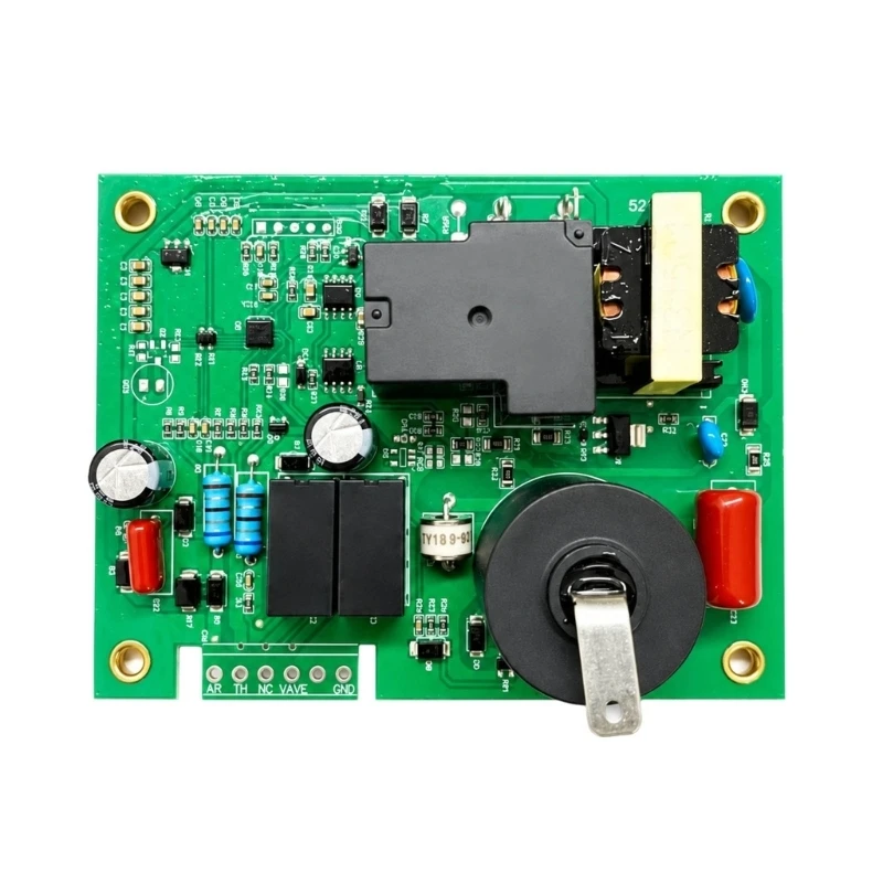 Green PCB Heater Control Board with Metal-Lined Mounting Holes