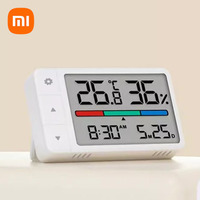 Xiaomi MiaoMiaoCe Intelligence Thermometer Hygrometer Multifunction Mini Clock Digital Display Weather Station Standing Hanging