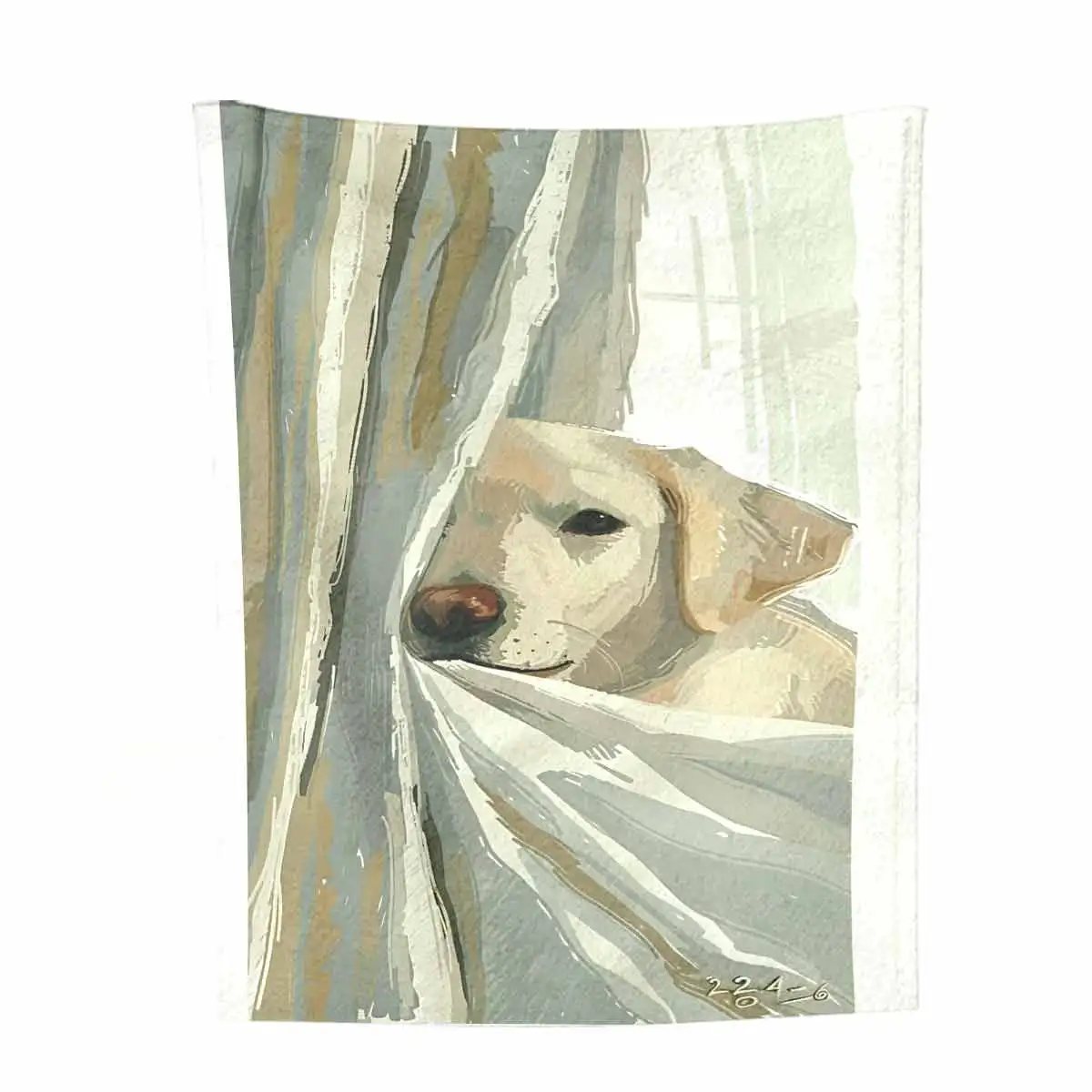 Dog Ultra-Soft Flannel Blanket - Exceptional Warmth and Cozy Comfort for Perfect Home Decor: Sofa, Bedroom