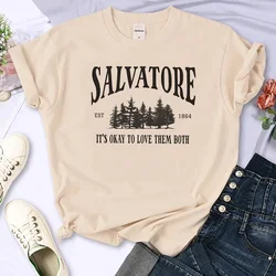 Camisetas de cómic de anime harajuku para mujer, ropa de cómic de anime de manga, the Vampire Diaries top