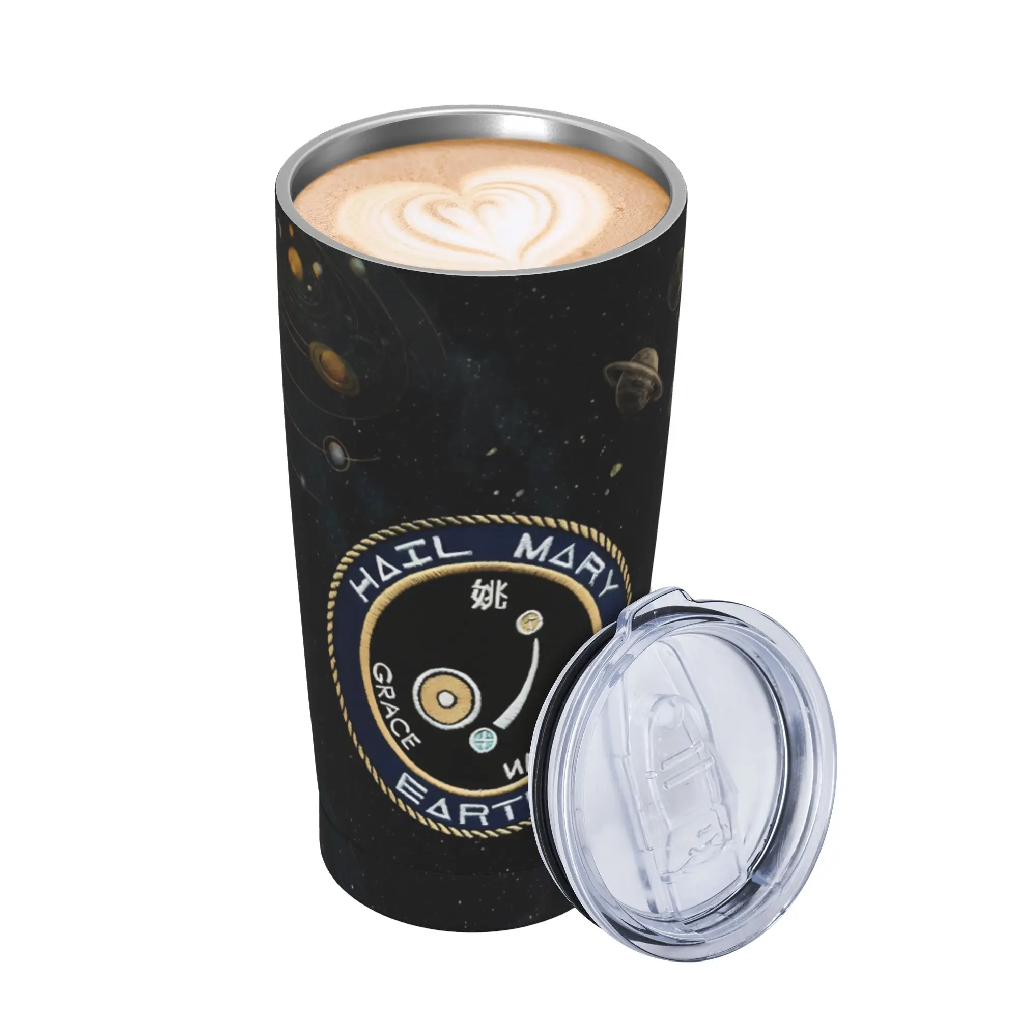 Project Hail Mary Movie 2026 Tumbler Vacuum Insulated  Coffee Cups with Lid Straw Travel Outdoor Mugs Hot Cold Drink 20oz