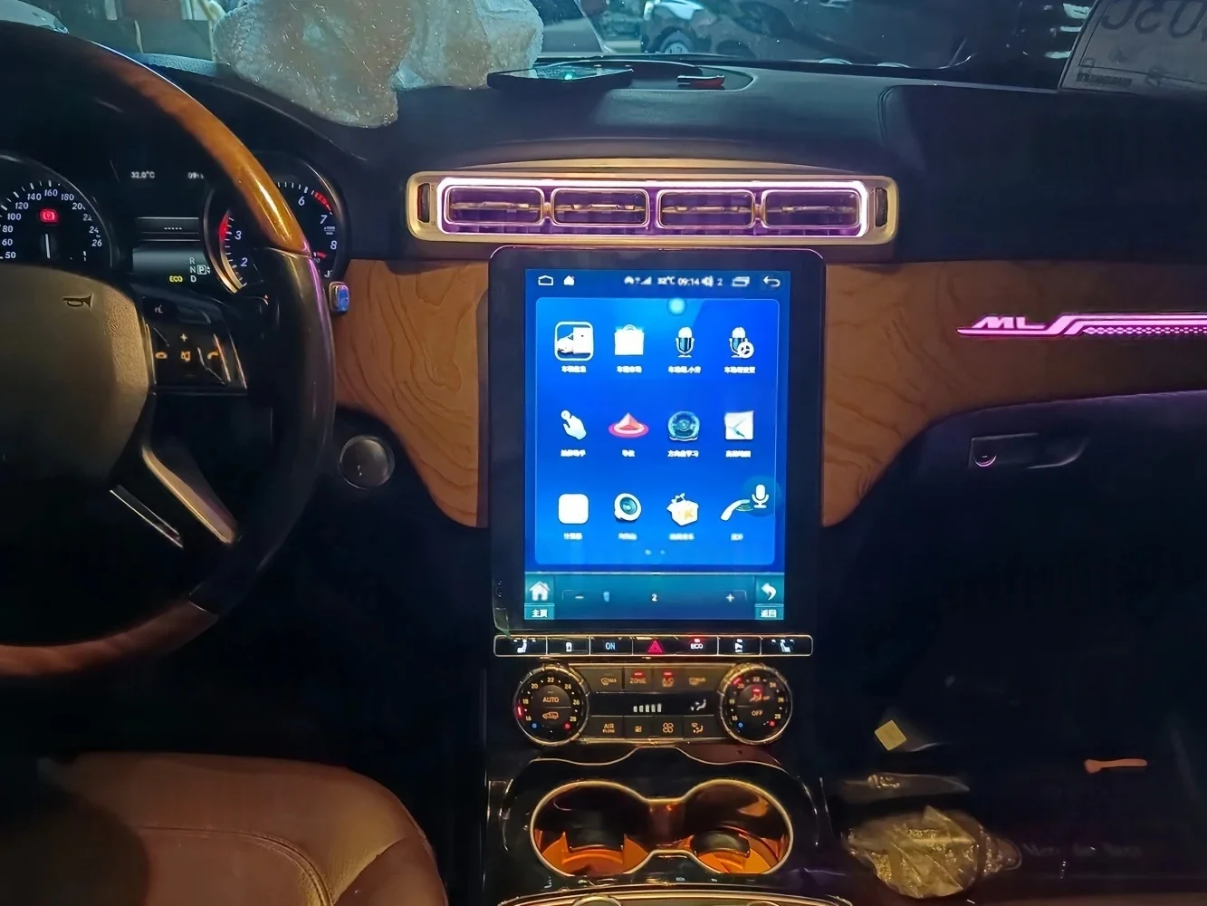 

For Mercedes Benz ML 2012 2013 2014 2015 Android 14 Carplay Car Radio Stereo Automotive Multimedia Player GPS Navigat Head Unit