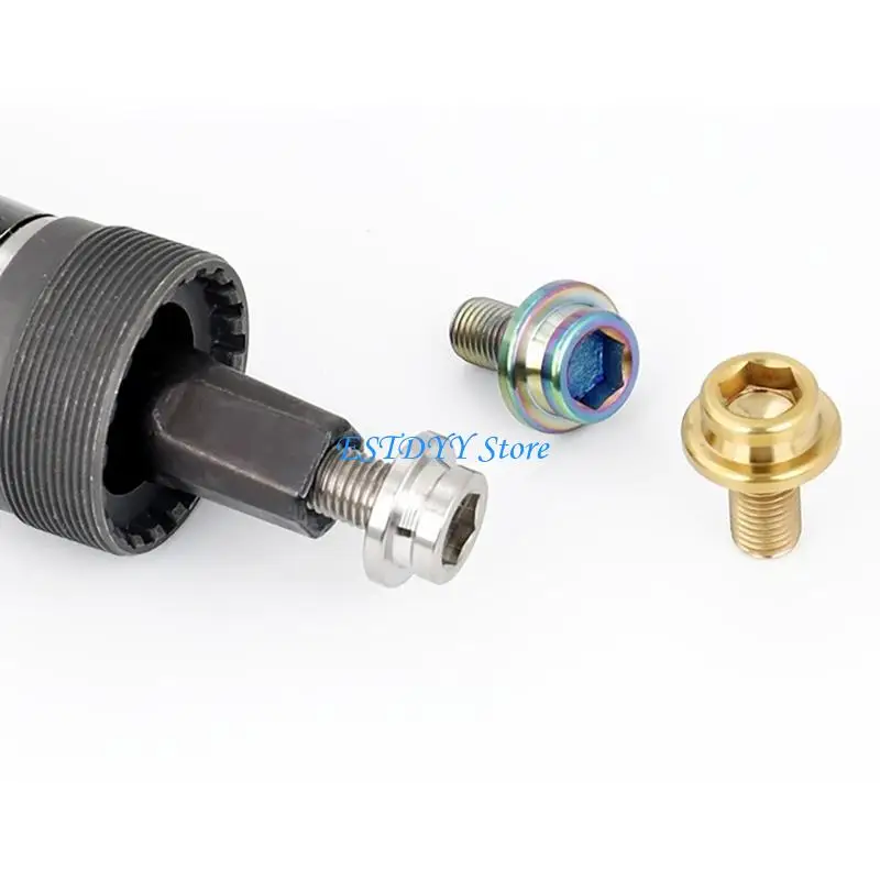 G6DE Bicycles Crank Bolts 8x15mm Bike Bottom Bracket Fixing Bolts Bicycles Square Taper Bottom