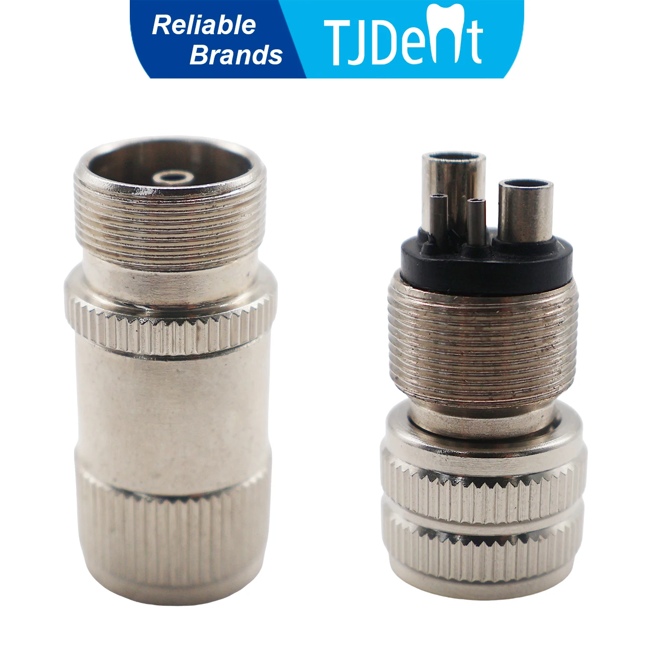 

TJdent Dental Turbine Handpiece B2M4 Adapter 2 4 Holes Changer Connector For High Speed Handpiece Accessories Dentistry Tool