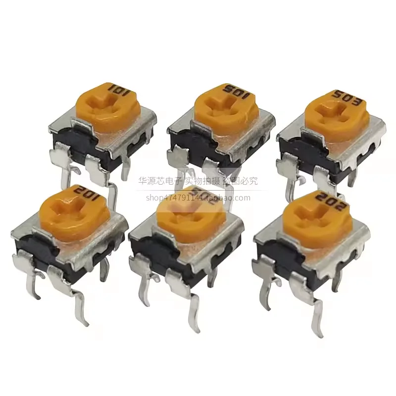 20Pcs WH06-2C Trimmer Potentiometer Variable Resistors 100R 200R 500R 1K 2K 5K 10K 20K 50K 100K 200K 500K 1M ohm WH06