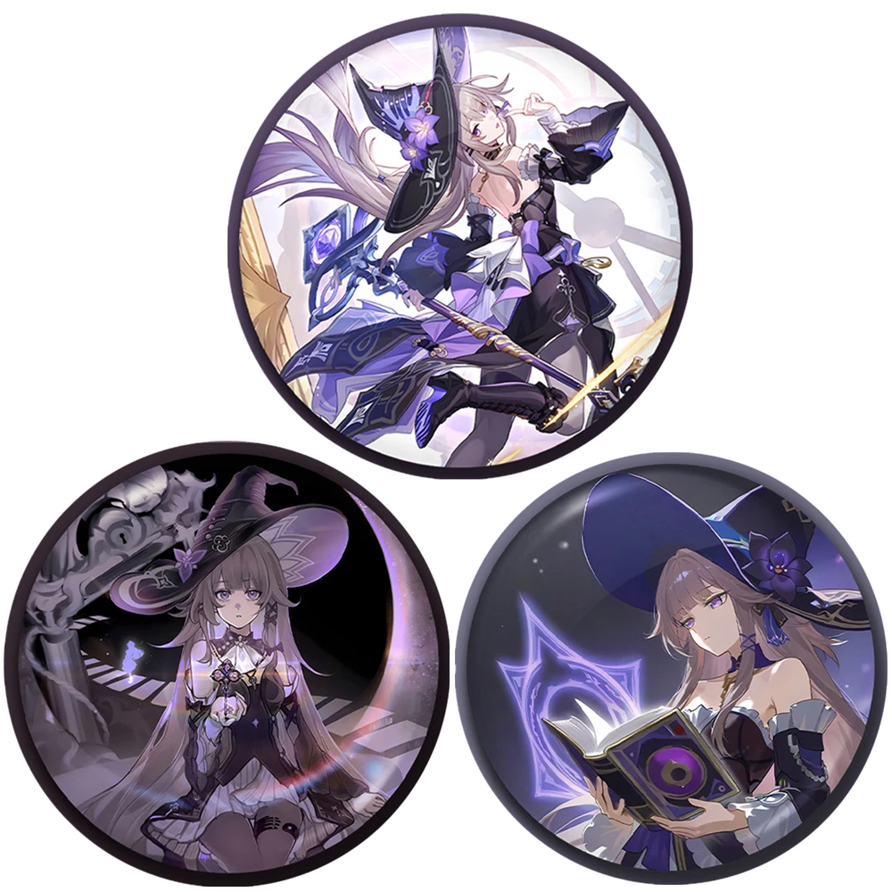 

58 мм игра Honkai: Star Rail Big Herta косплей костюм значок булавка SPTE жесть брошь реквизит на Хэллоуин Рождественский подарок