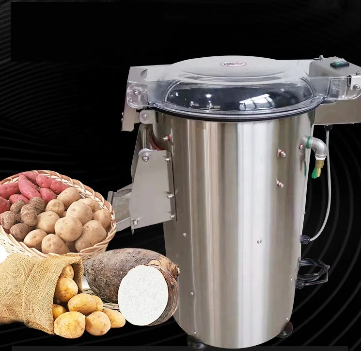 

Best Selling 15kg/Batch Small Type Potato Washing Peeler Machine Fruit & Vegetable Peeling Equipment