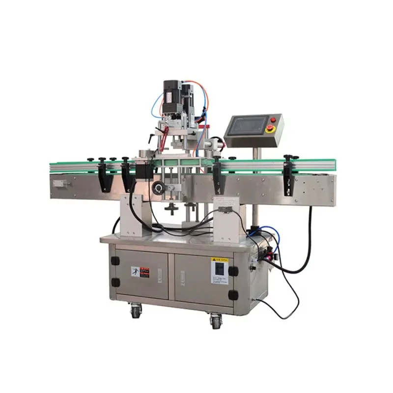 Bottle Cap High Speed Automatic 6 Heads Rot Cosmetic Making Aluminum Foil Sealing Semi-Auto Juice Crown Cork Capping Machine