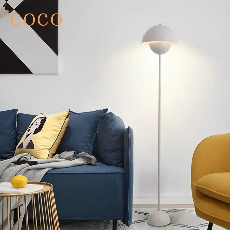 Modern Simple Cream Style High Quality Bud Led Floor Lamp Table Light Desk Lamp With E27 Changeable Bulb For Bedroom Living Room