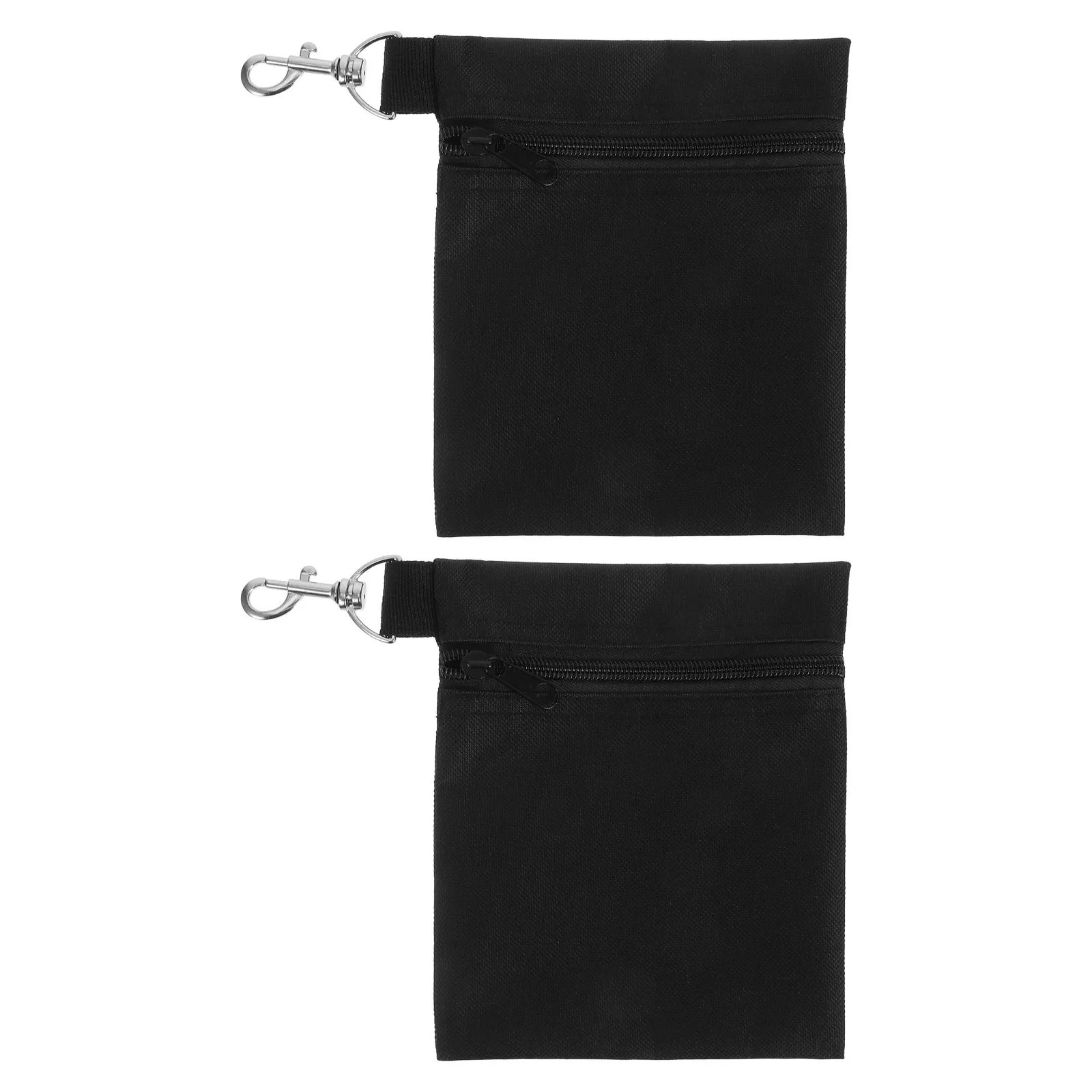 

Комплект из 2 органайзеров для гольф-тейлов: компактный, легкий, из износостойкого материала, с застежкой-молнией и вращающимся зажимом-«лобстером»