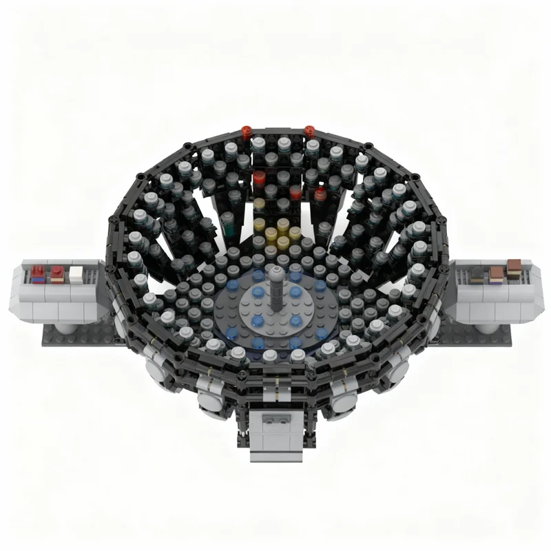 1467 pièces MOC Micro Galactic Senate Chamber Model Building Blocks Jouets de Construction Cadeau de Noël Éducation Créative DIY Enfants