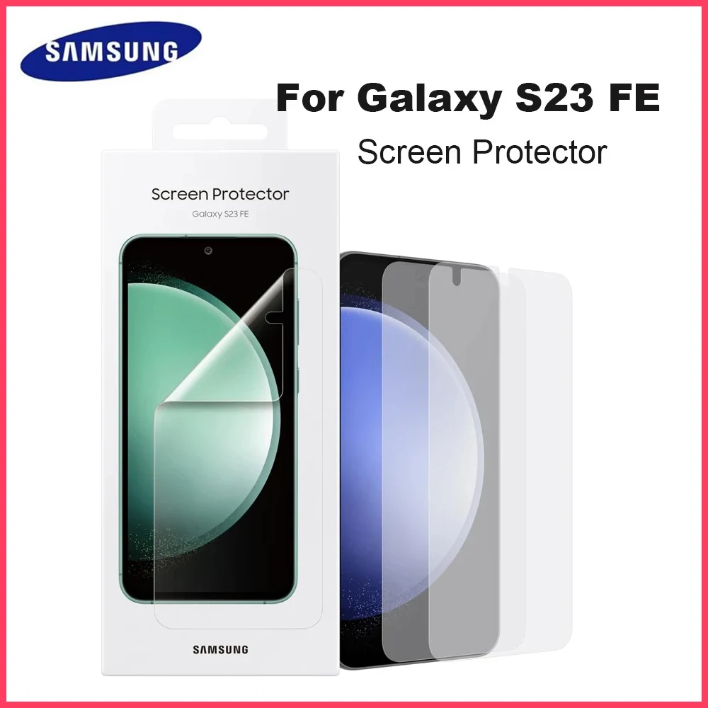 2PCS Original SAMSUNG Galaxy S23 FE Phone Screen Protector Transparent EF-US711CTEGUS