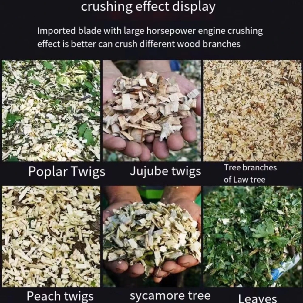 2025Wholesale Price Crushing Machine Tree Branches Shredder Garden