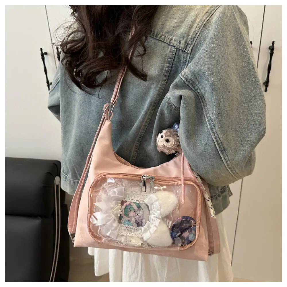 

Faionable повседневная женская сумка-тоут, новинка 2025 года, универсальная сумка-тоут с двойным ремешком, Buet ape, мягкая искусственная кожа, цветная посылка в стиле аниме