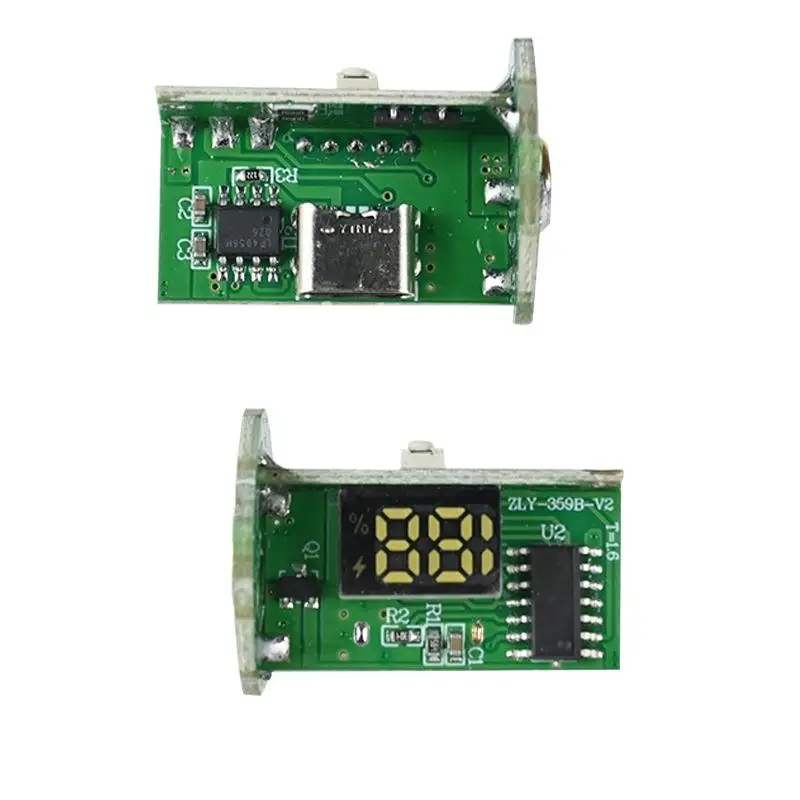 1 Piece Flashlight Fishing Light Circuit Board Display Anti-reverse Connection Charge And Discharge Circuit Driver Motherboard