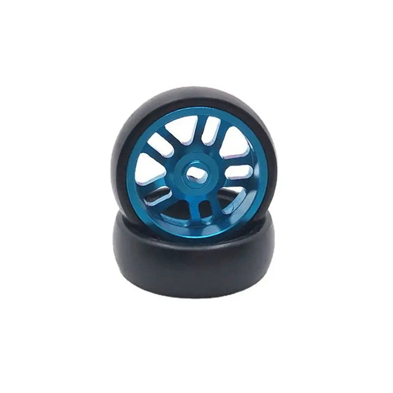 ABUM-12Pcs Hard Drift Tire For Wltoys 284131 K969 K979 K989 K999 P929 Mini-Z Mini-Q Mini-D IW04M 1/28 RC Car Upgrade Parts