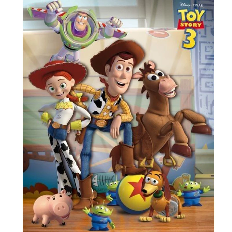 Disney Canvas Painting Cartoon Toy Story Poster Hu Di and His Friends Anime Poster Print Wall Art Picture Kids Living Room Decor