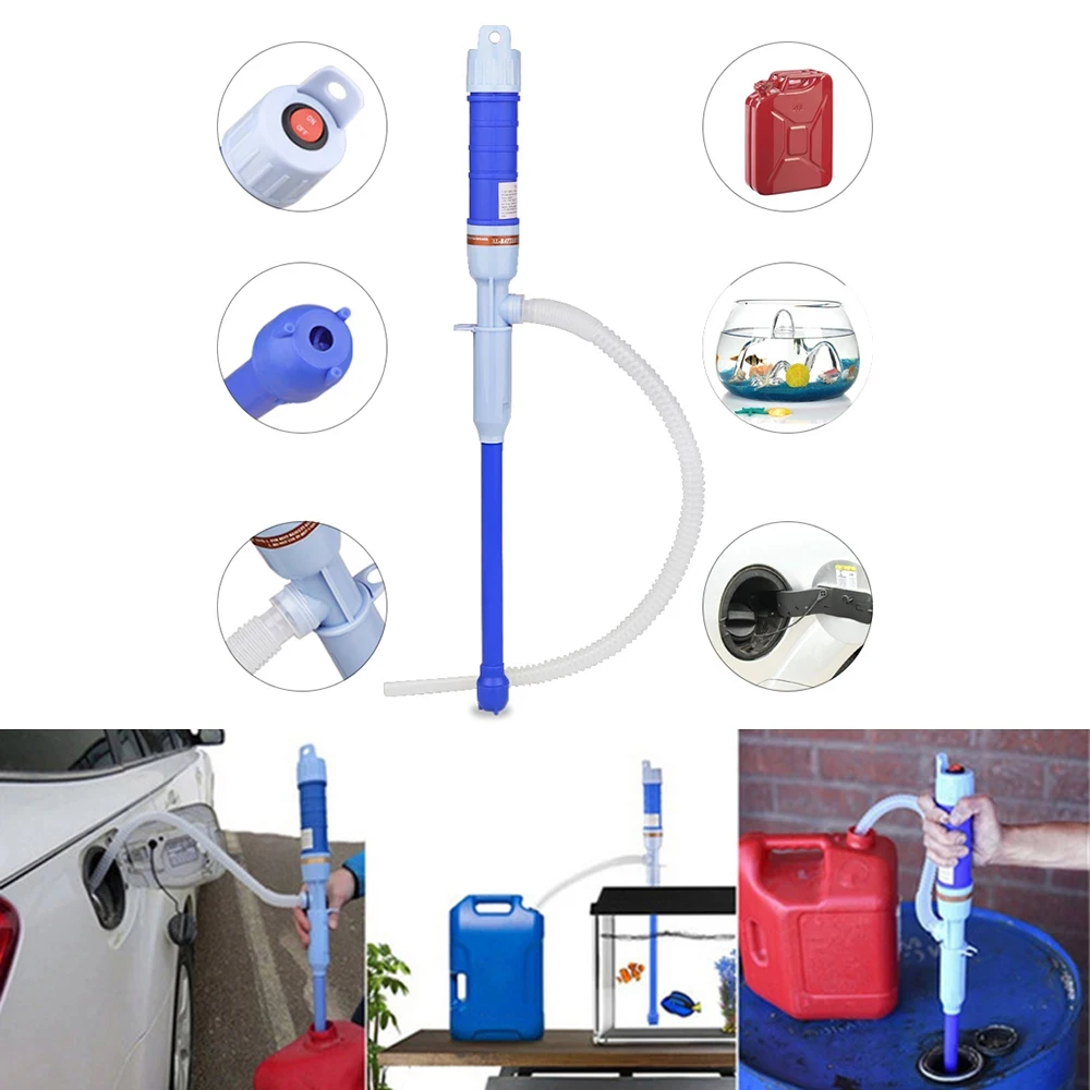 Car Fuel Pumps Electric Liquid Oil Transfer Pump Water Pump Outdoor Vehicle Fuel Transfer Suction Pumps Cars Emergency Supplies