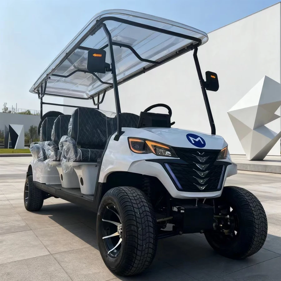 MMC CE معيار سعر جيد 48 فولت/72 فولت 4000 واط/7000 واط عربات التي تجرها الدواب جولف عالية الجودة شاشة تعمل باللمس 2/4/6/8 مقاعد عربة جولف كهربائية مرفوعة #3