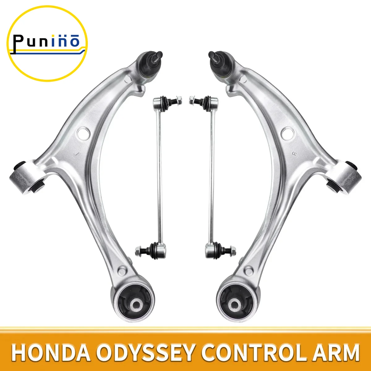 Punino 4pcs Front Lower Control Arm Ball Joints Sway Bar Link Ends Suspension for HONDA Odyssey 2005 2006 2007 2008-2010