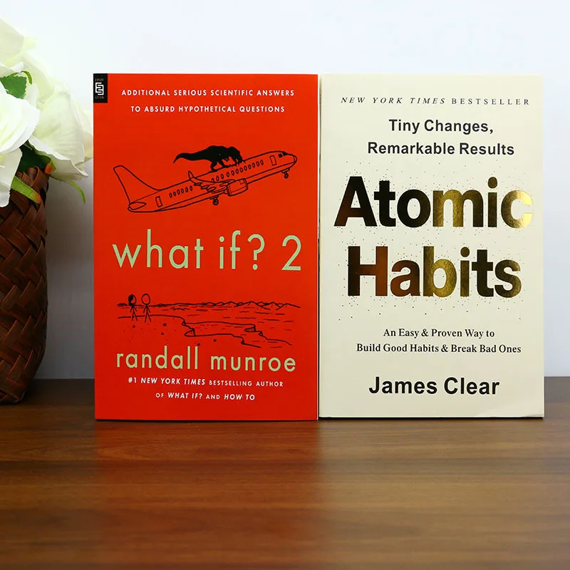 

《What If 2》+《Atomic Habits》Suitable for science enthusiast those seeking self-improvement an excellent choice for daily reading
