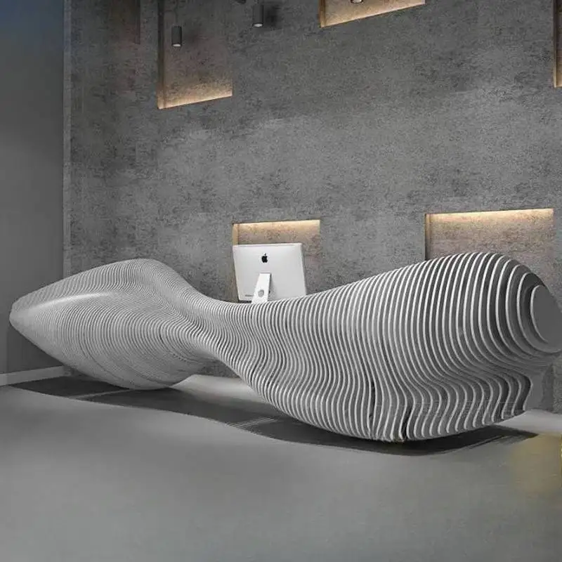 

Гвозди Роскошная мебель Empfangs Theke Магазин одежды Стойки регистрации Красота Спа Эстетика Бутик-салон Современные стойки регистрации