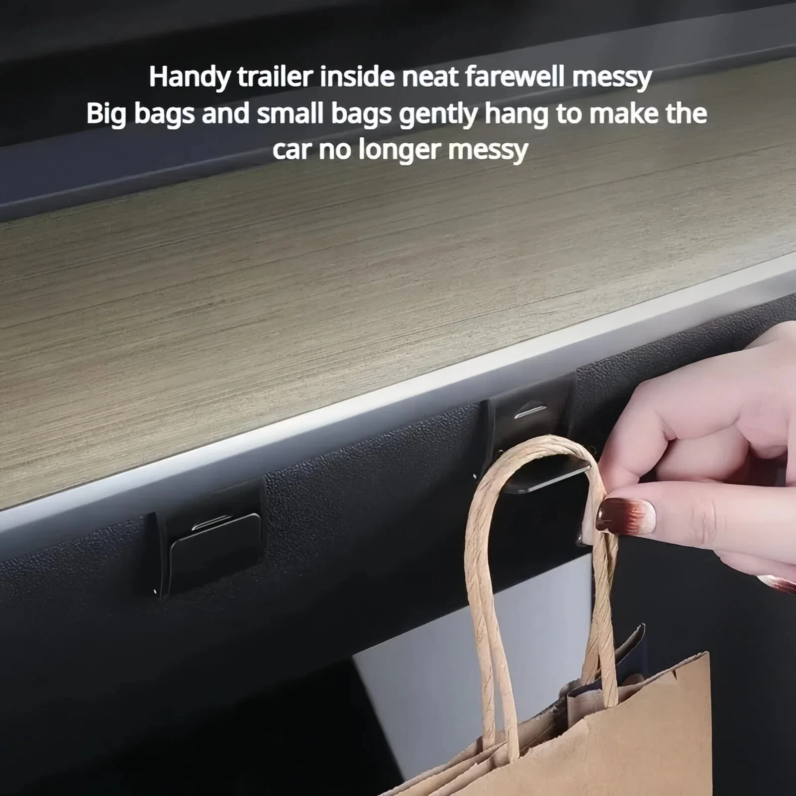 Glove Box Hook For New Tesla Model YL/3/Y Storage Clip Holder Hang Bag Umbrella Invisible Foldable Glovebox Hook Accessories