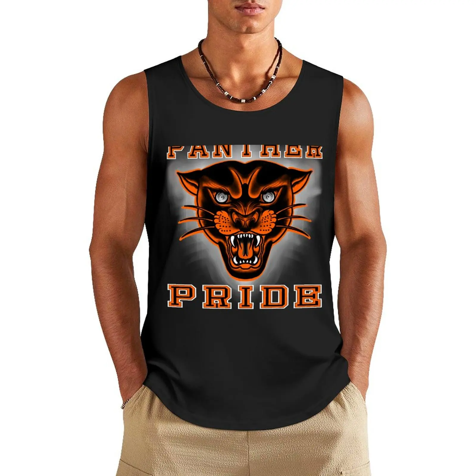

Panther Pride 2024 Tank Top gym accessories men Man summer clothes plain t-shirt