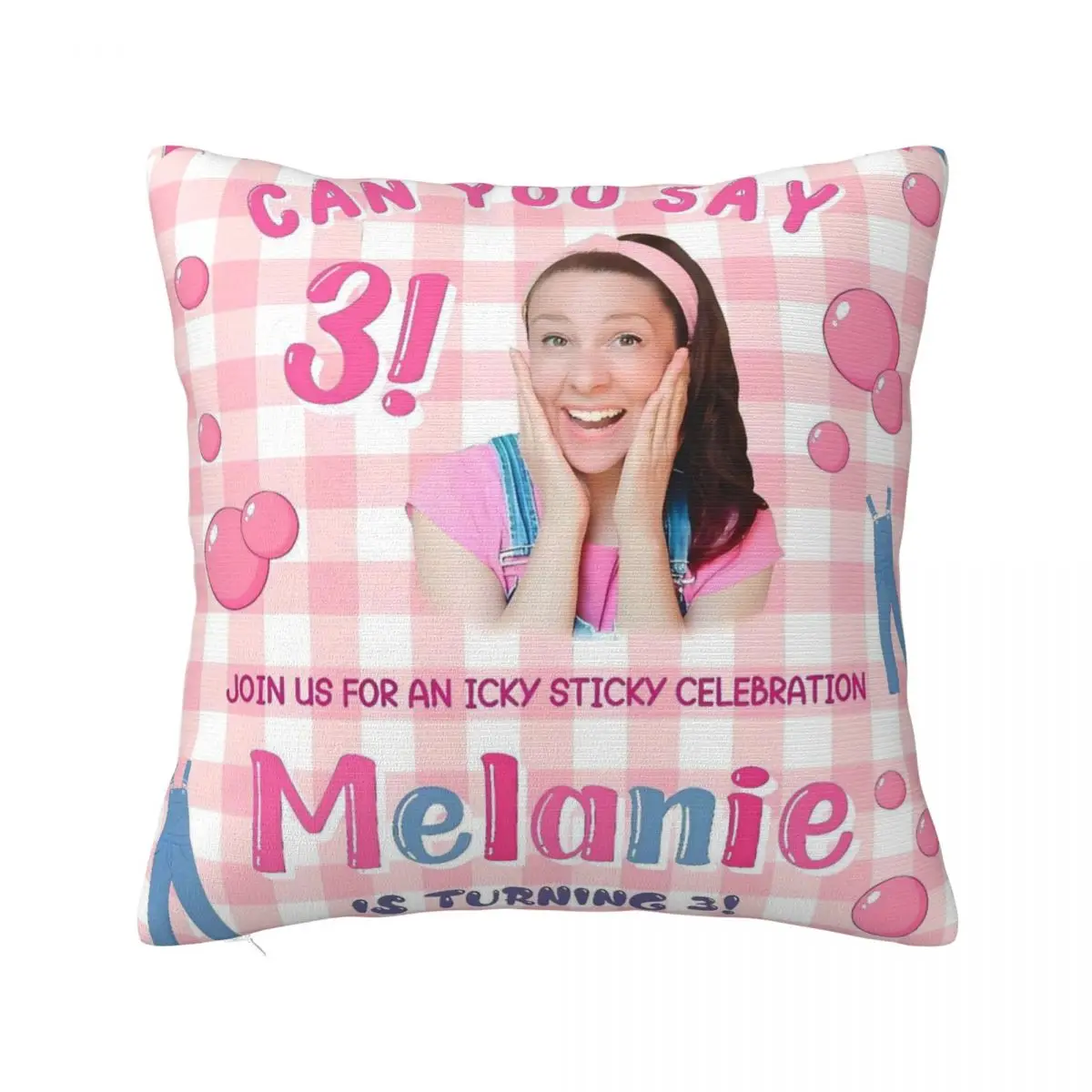 وسادة غطاء Kawaii ملكة جمال راشيل الكرتون المطبوعة غطاء الوسادة مضحك كيس وسادة ل أريكة ديكور المنزل سادات