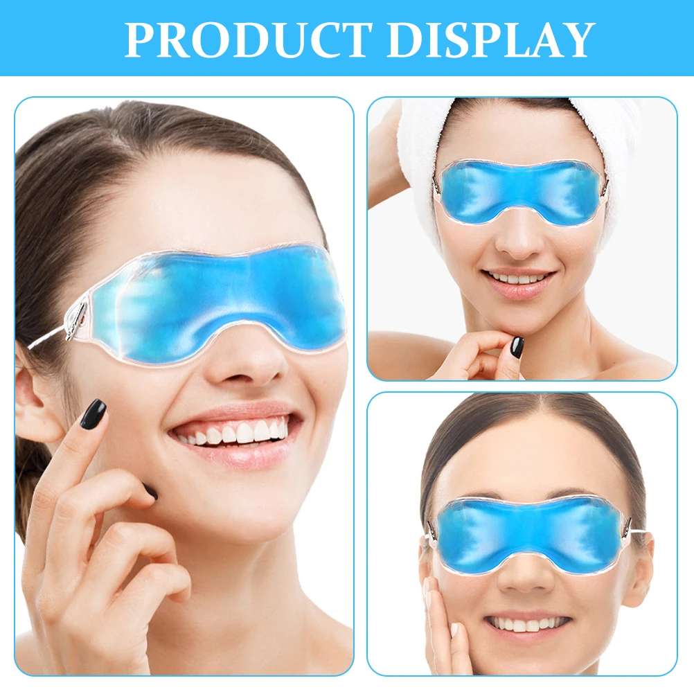 

4Pcs Dual Function Gel Eye Mask for Cooling and Warming Therapy Soft Fit Mask to Refresh Tired Eyes and Reduce Swelling