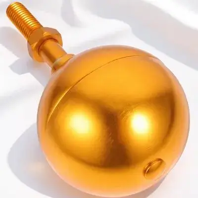 1 قطعة سارية علم الكرة توبر الذهبي مانعة لتسرب الماء استبدال لمسة ناعمة غرامة صنعة سهلة لإصلاح موقف سارية علم توبر