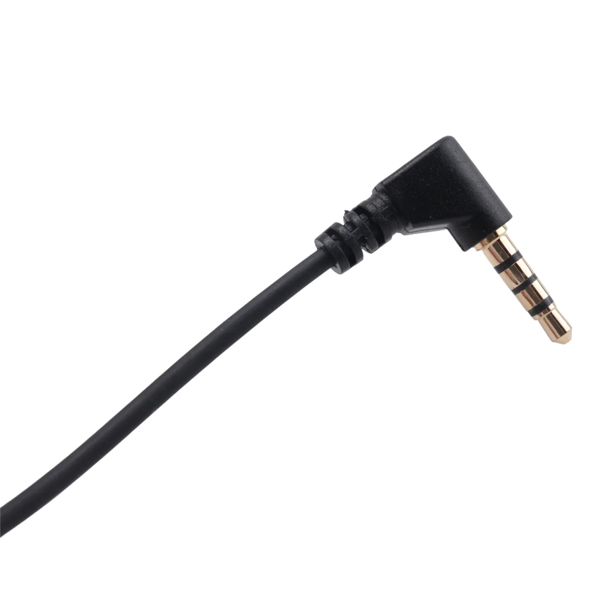 SMIEA KATTO Micrófono de grabación de vídeo HD de 3,5 mm actualizado Micrófono de entrevista con reducción de ruido inteligente para teléfono móvil/cámara SLR