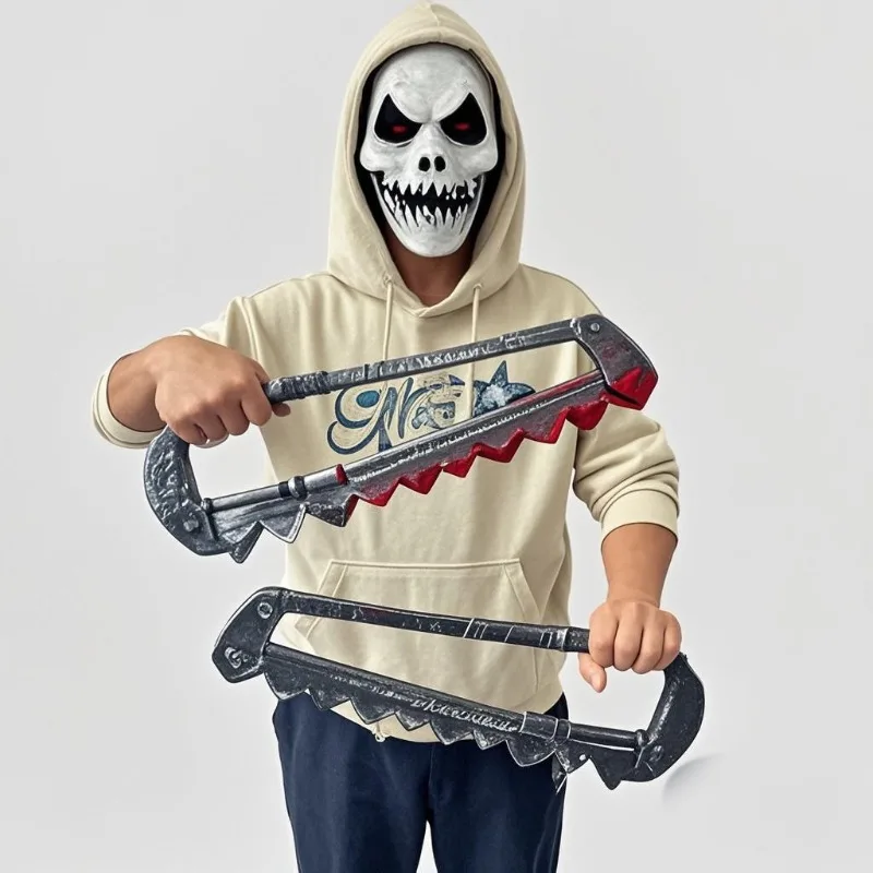 51 センチメートル/20.08 インチチェーンソー PU ハロウィンモデル小道具コスプレアニメ周辺機器グッズパーティー用品屋外男の子のおもちゃ装飾