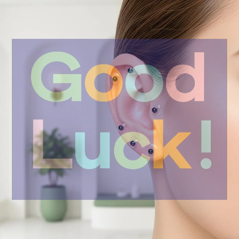 【WA】Ear Acupressure Massage Seeds Stickers 600Pcs Adhesive Patches for Office Workers Neck Pain Daily Stress Relief Use