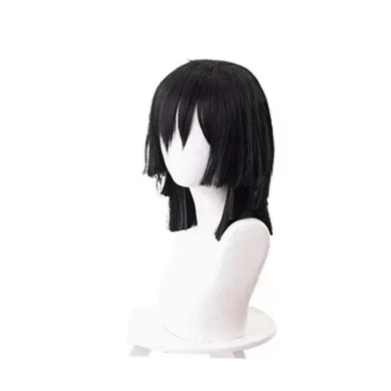 할로윈 의상 남자 악마 슬레이어 Kimetsu No Yaiba Iguro Obanai 하오리 기모노 코스프레 의상 가발 화이트 스네이크 소품 세트