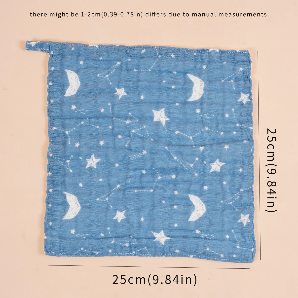 Elinfant 100%Cotton Muslin Square Towel Soft Burp Cloth Baby Bibs Baby Face Towel