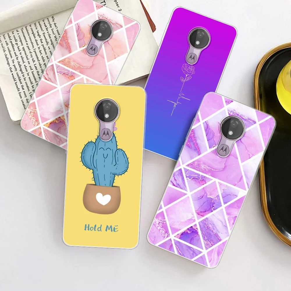 Funda de teléfono para Moto G7 Power, Funda de silicona suave transparente para Moto G6 Play Moto G6 Plus, Funda transparente para Motorola MotoG6