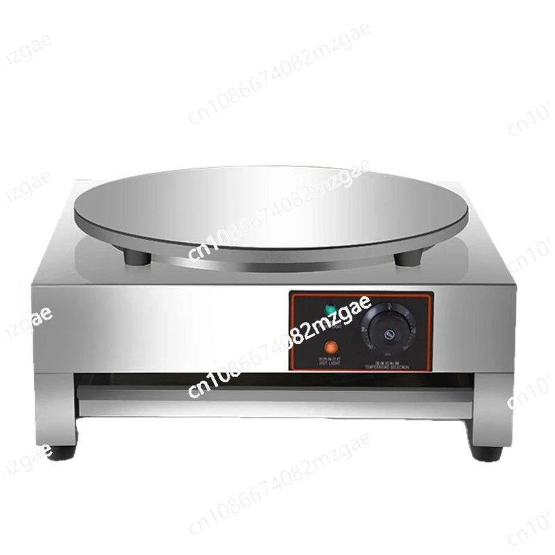 Diameter 400 wide commercial banji stove single frying electric frying pan crepe machine