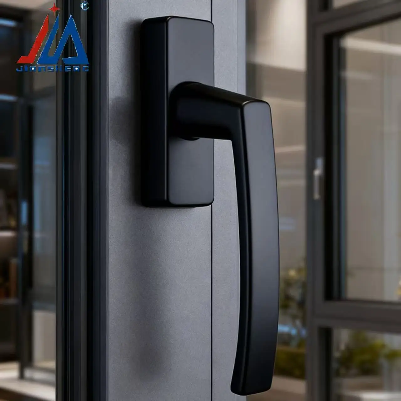 

985 Handle Square Steel Aluminum Alloy Door Window HandlesSimple Atmosphere Square type Steel High-end kitchen Spraying Kitchen