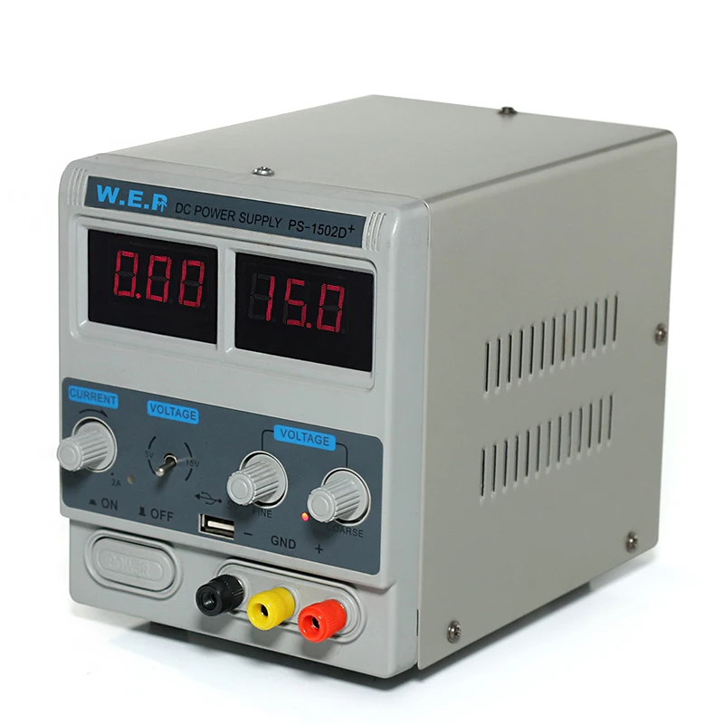 0-15V 2A Adjustable DC Laboratory Power Supply Laboratory Power Supply Power Supply Transformer Stabilized  DE