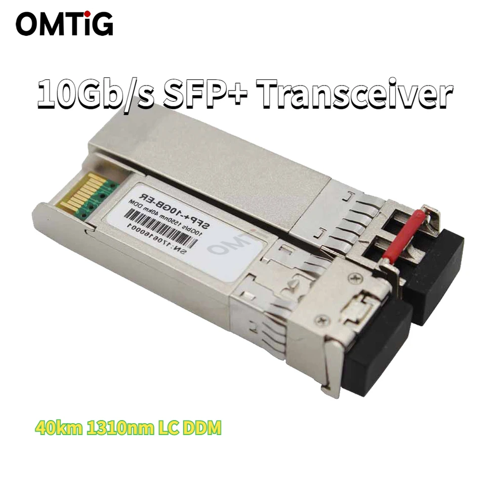 Dual Fiber Single Mode 40km 1310nm LC DDM10Gb/s SFP+ Transceiver SFP-10G-ER