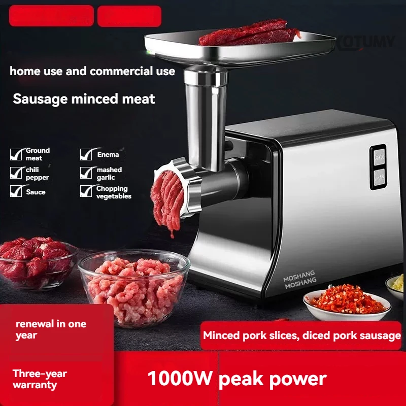 600w/800w/1000w commercial sausage filling machine/220V small stainless steel sausage filling machine