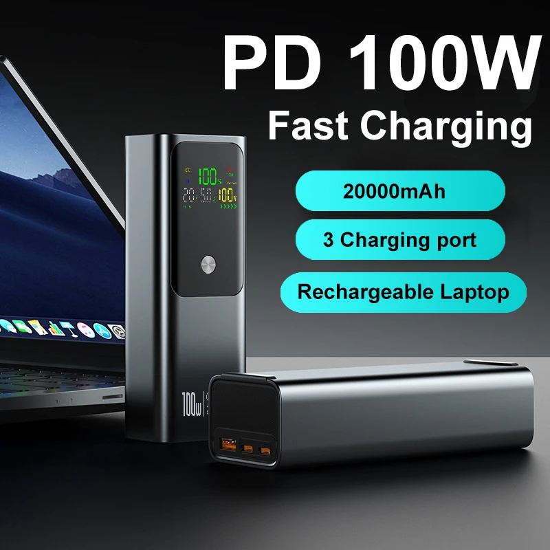 PD 100W DIY Akku-Ladegehäuse Schnellladung für 4 Stück 21700 Polymer 20000mA Akku Powerbank-Box für Macbook Schweißarbeiten Erforderlich