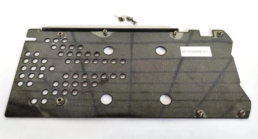 The Backplate for XFX RX470D RX470 RX480 RX570 RX580 Gaphics Video Card with Mounting Screws