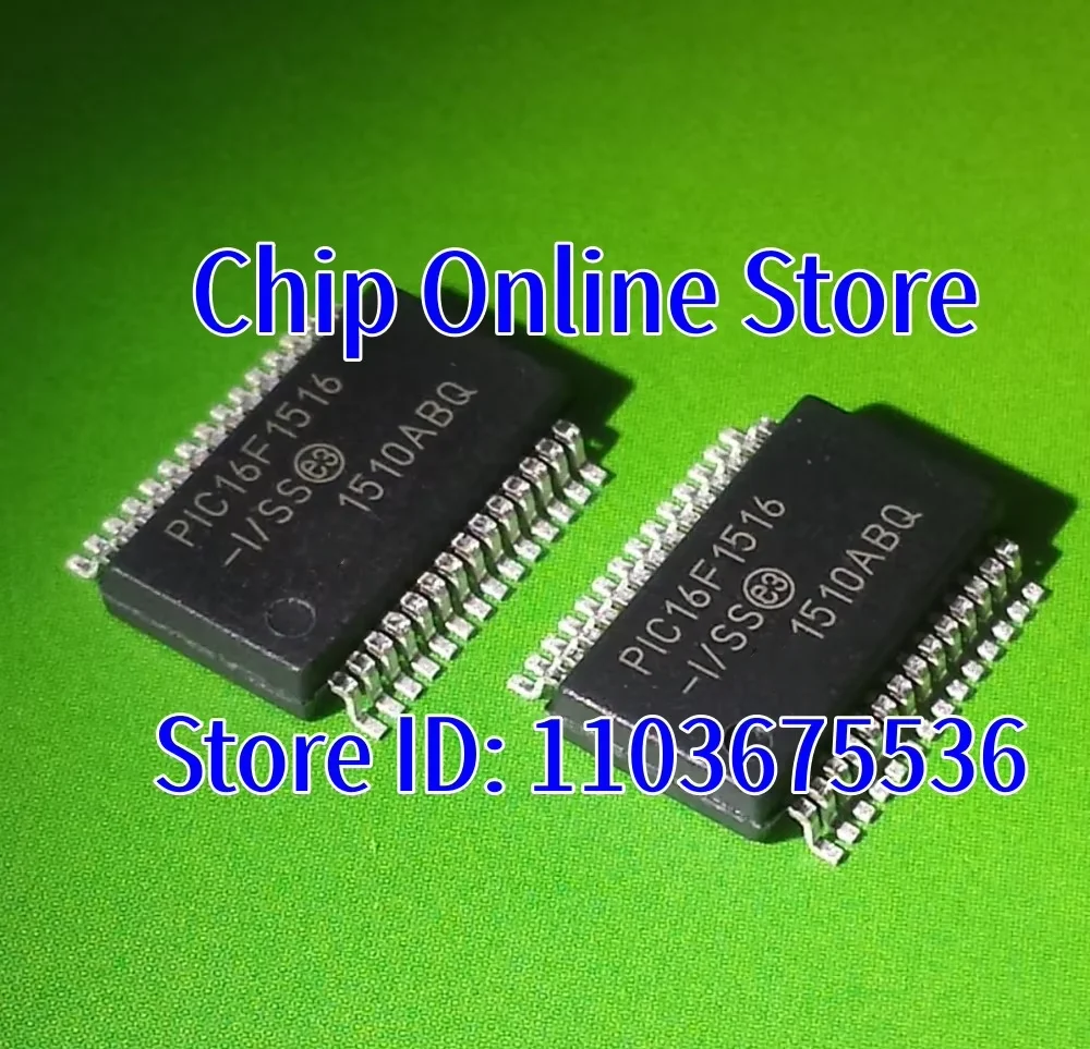 5~100pcs  PIC16F1516 PIC16F1516-I/SS  PIC16F1516T-I/SS  SSOP28  New Original  8 Bit Microcontroller MCU